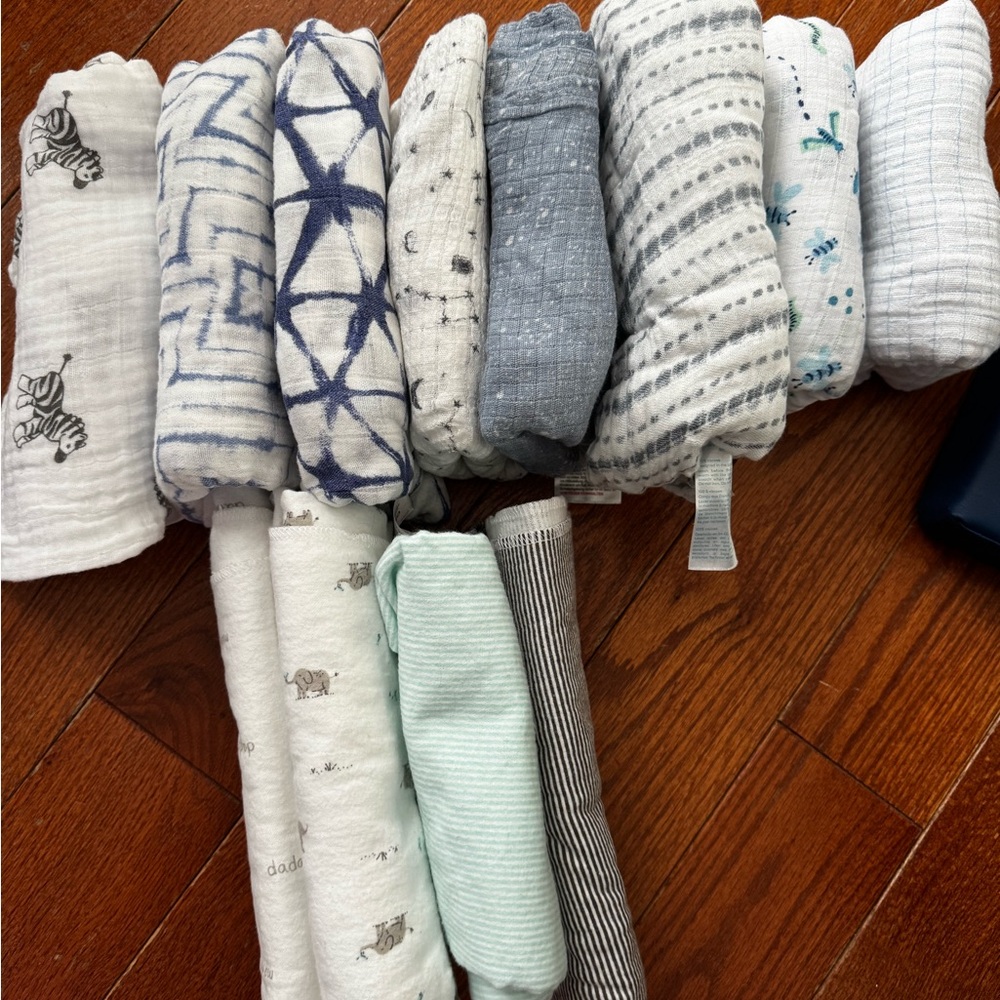 Assorted Baby Swaddle Blankets